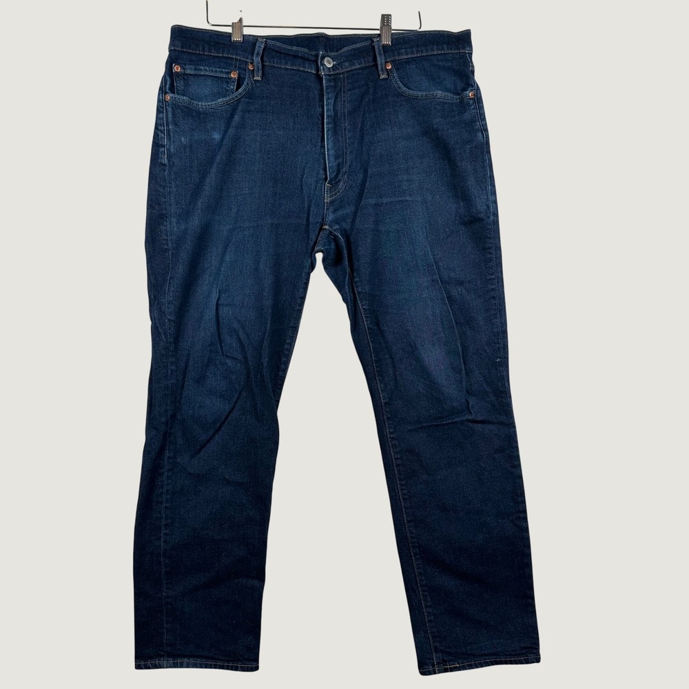 Levis 541 Athletic Taper Jeans Mens Dark Wash Denim 38x32 Blue Big E Classic